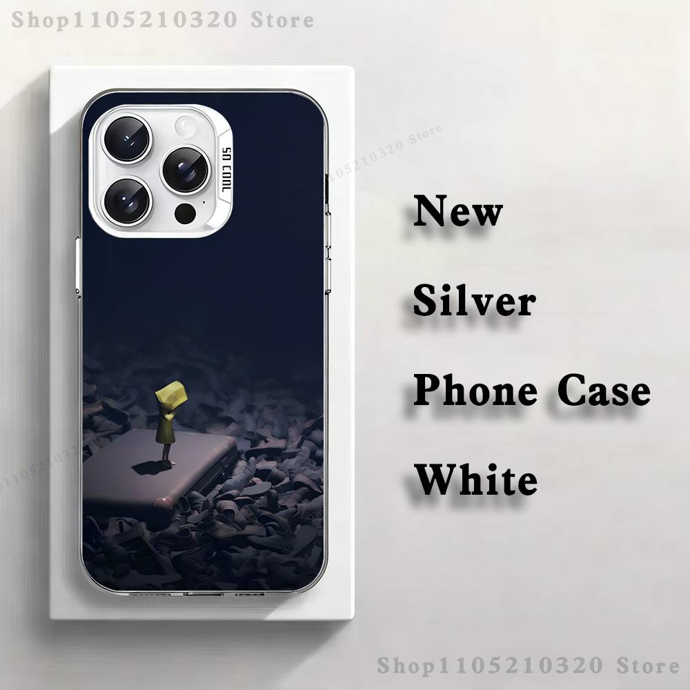Game L-Little N-Nightmar Phone Case For iPhone 17,16,15,14,13,12,11,Pro,Max,Plus,Mini,XS,SE Anti Fall White Matte Hard Bumper