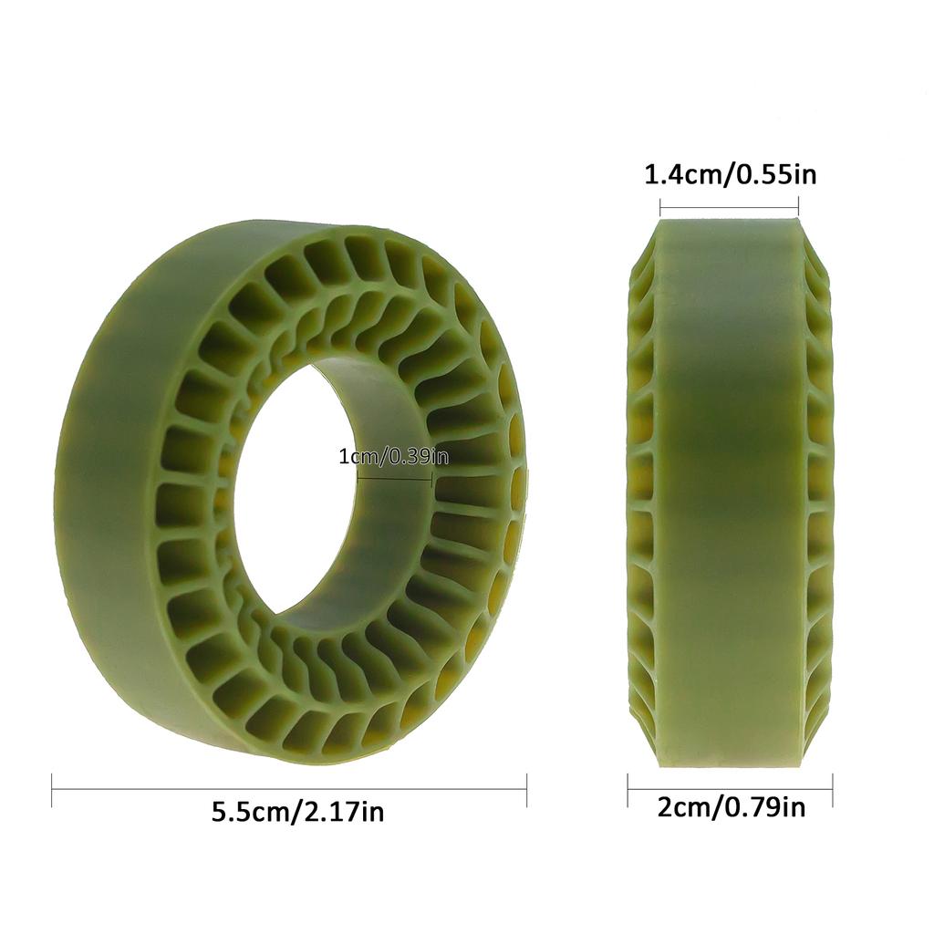 Remote Control Crawler Accessories Silicone Inserts Fit for 1.0" Wheel Tires Remote Control Crawler Accessories Green