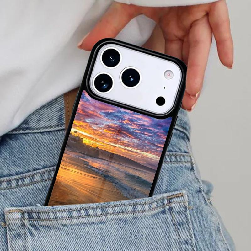 Чехол для телефона 'Пляж Море Небо' для iPhone 16e 15 14 13 12 17 Pro Max Plus Air 17pro Чехол