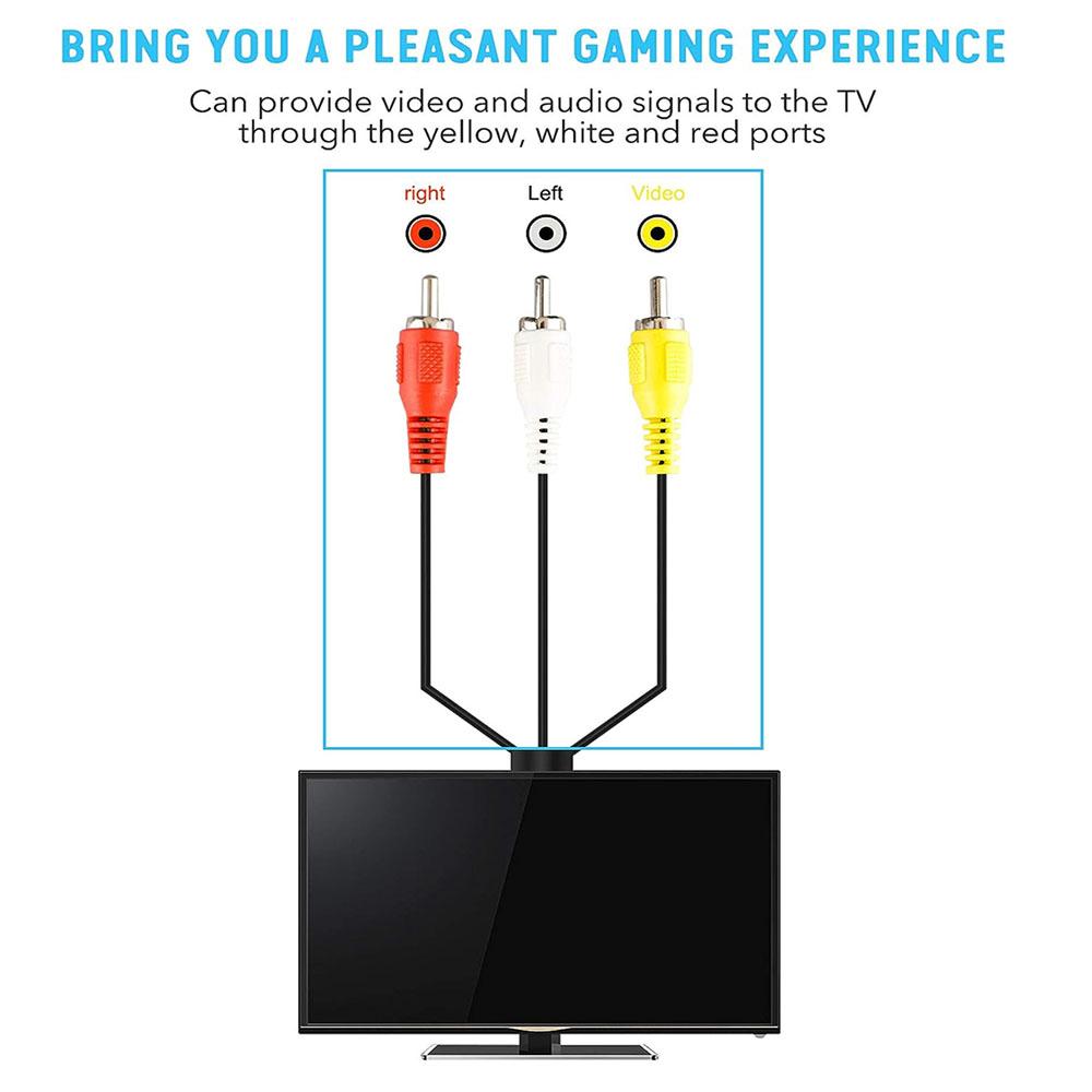 Audio Video AV Cable Cord RCA TV Stereo Cable Cord for Playstation PS1 PS2 PS3