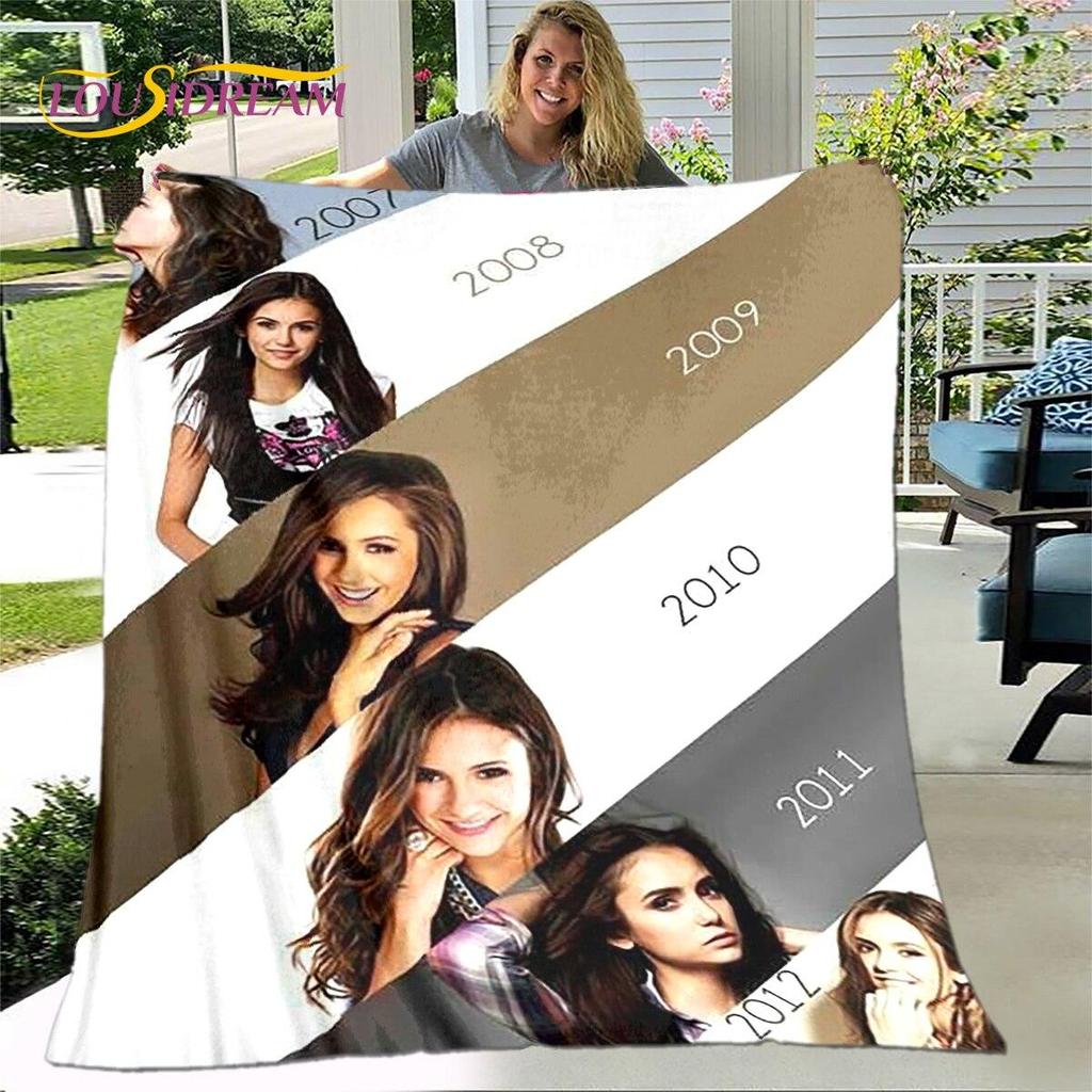 Одеяло с принтом «Дневники вампира», фланелевое одеяло, мягкое теплое одеяло для гостиной, спальни, кровати, дивана, путешествия