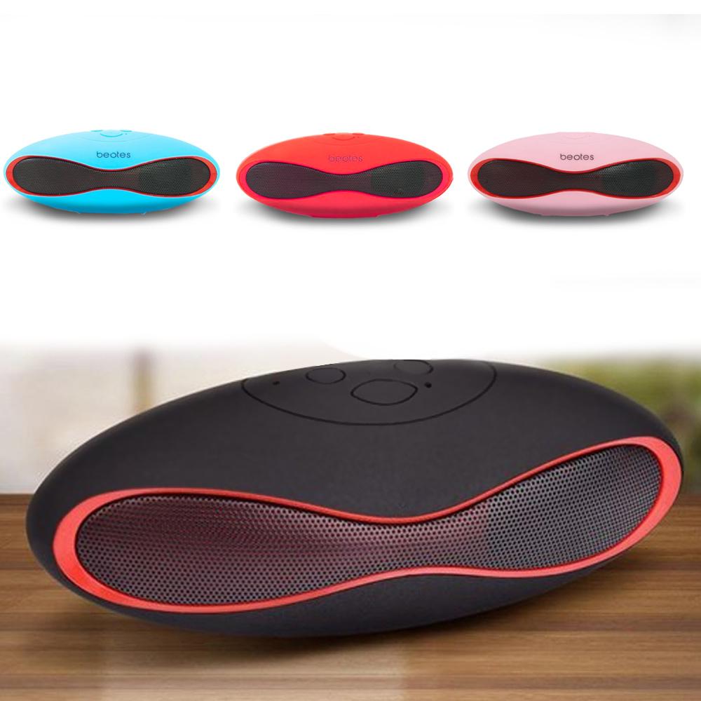 Портативная беспроводная bluetooth-колонка для мобильного телефона со слотом SD, мощным звуком, подключением USB-накопителя и FM-радио