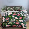 Christmas Cookies and Festive Icons Bedding Duvet Cover Set Duvet Cover Pillowcases  (1*Duvet Cover 2*Pillowcases, without duvet insert)