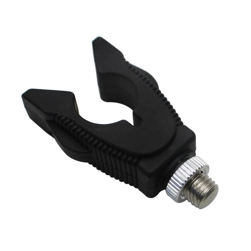 2 шт. подставка для удочки для карпа M3/8 (ЕСЛИ Я) Резиновая головка держателя стержня, резьба из алюминиевого сплава, три цвета для снастей для ловли карпа