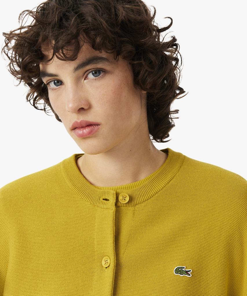 Lacoste Women'S Lynx Lynx Short Sleeve Cardigan Af8244-56N 5Ai