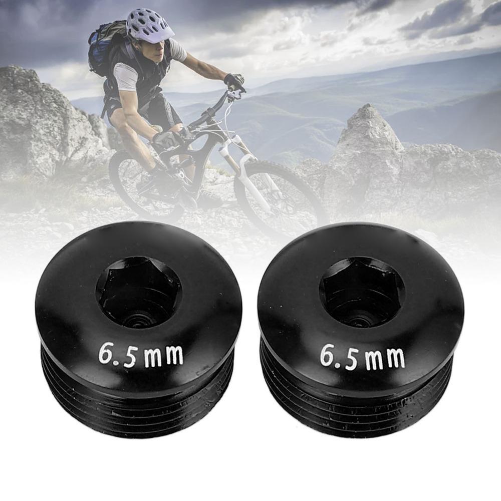 2PCS M14 Thread Bike Pedal Screw Cover 6.5mm Cycle Pedal Locking Screw Bike Repair