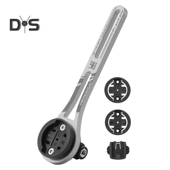 Переднее крепление для велосипеда, кронштейн из алюминиевого сплава со сменной базой для велокомпьютера, регулируемое интегрированное переднее крепление для велосипеда для Garmin Edge