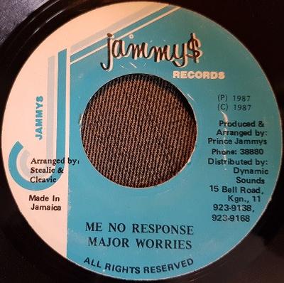 7-дюймовая пластинка СЕРЬЕЗНЫЕ БЕСПОКОЙСТВА - Я Не Отвечаю НИКАК Jammy's Records 1987 Ямайка Регги, Ска и Даб Б/У