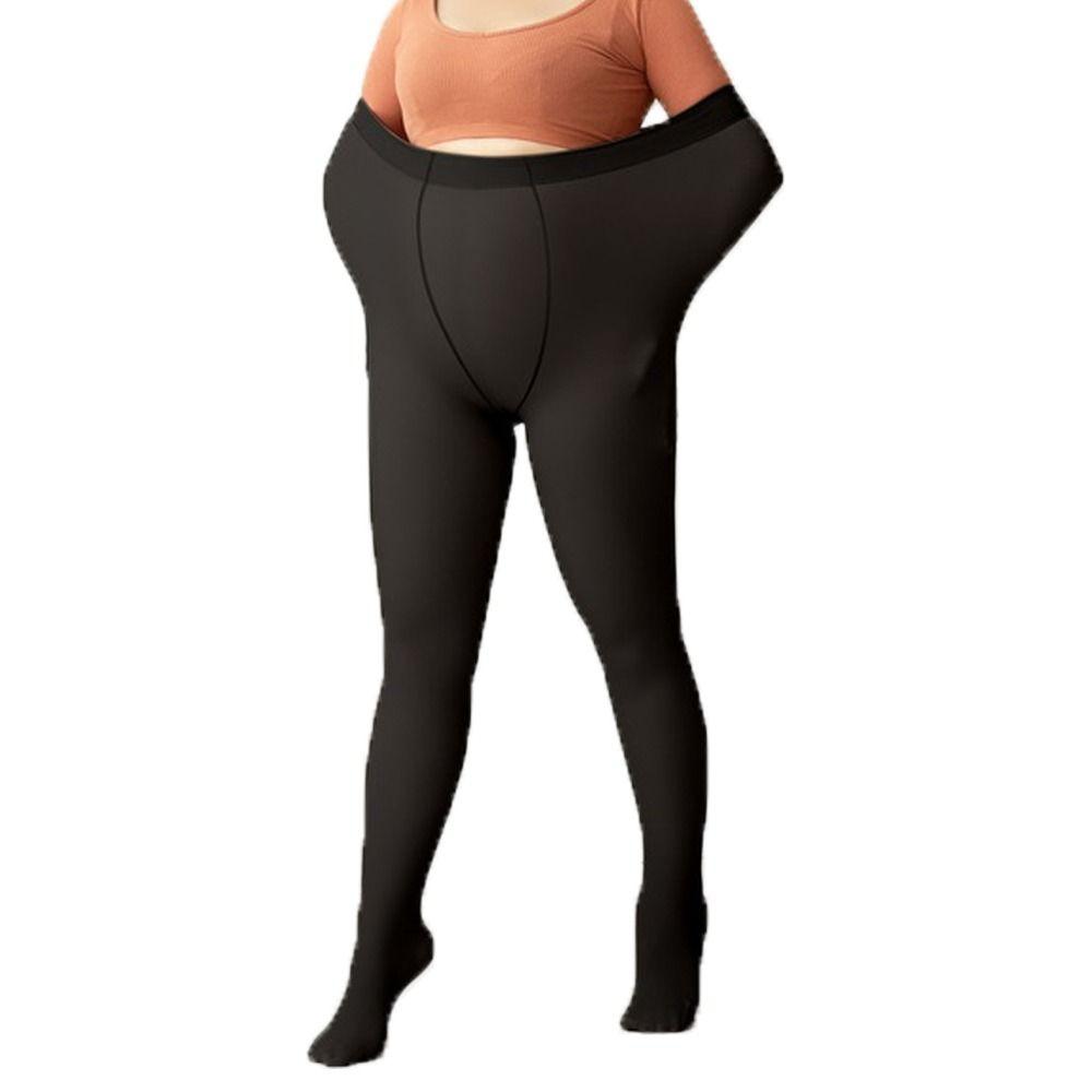 Translucent Hip Lifting Winter Push Up Pants Pantyhose Women Plus Size Leggings Thermal Stocking