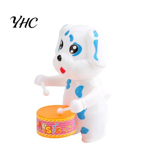Clockwork Toy Funny Wind Up Cute Cartoon Rabbit Dog Elephant Drumming Educational Toys Kids Animal Children Gift Boys Girls