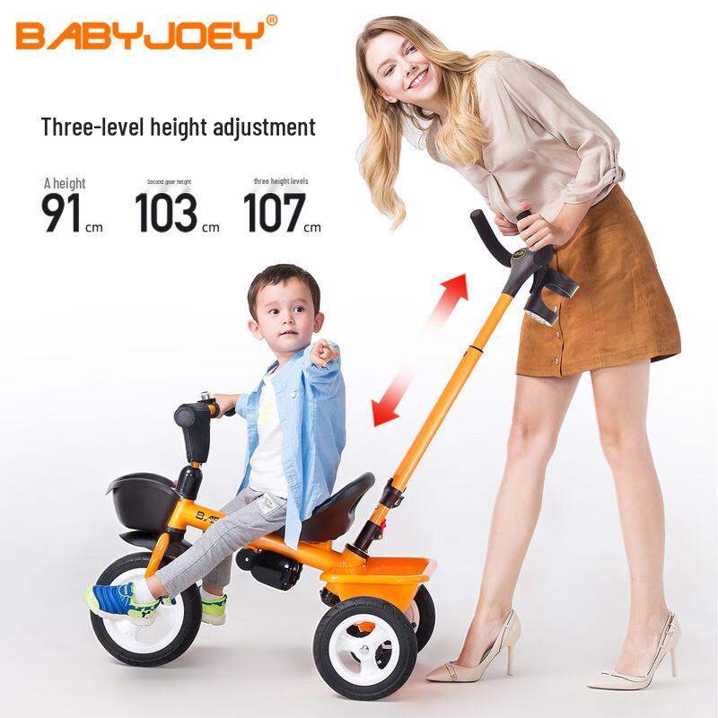 BABYJOEY Little Bee Multi-functional Kids Tricycle & Push Stroller