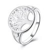 Creative Life Tree Ring - Women's Fashionable Round Hollow Design