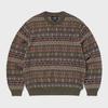 Этот свитер в стиле Fair Isle цвета оливкового зеленого