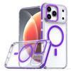 Противоударный прозрачный чехол для телефона с поддержкой Magsafe для iPhone 17 Pro Max 16 15 14 Plus 13 12 Pro Max 16e 17Air, магнитная крышка