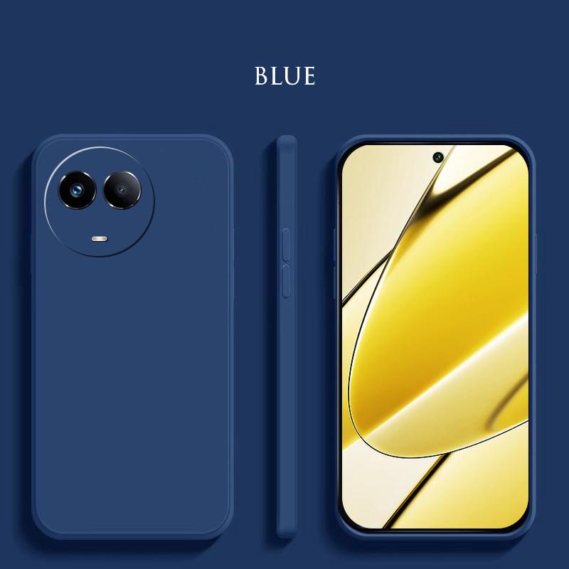 Жидкий силиконовый чехол для Realme 11 10 Pro Plus 11X 11 5G 4G матовый оригинальный жидкий противоударный прямой край ультратонкий защитный мягкий чехол