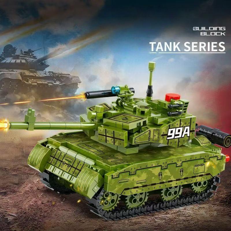 Набор для сборки военной игрушки «Танк Тигр 99А», коллекционная модель военной техники, подходит в качестве подарка для любителей военной техники