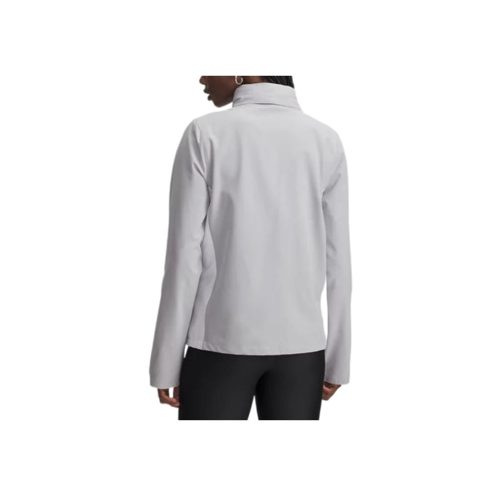 Under Armour Rival Стрейчевая Тканая Водонепроницаемая Дышащая Теплая Удобная Универсальная Простая Модная Однотонная Куртка Женские куртки 1389661-011