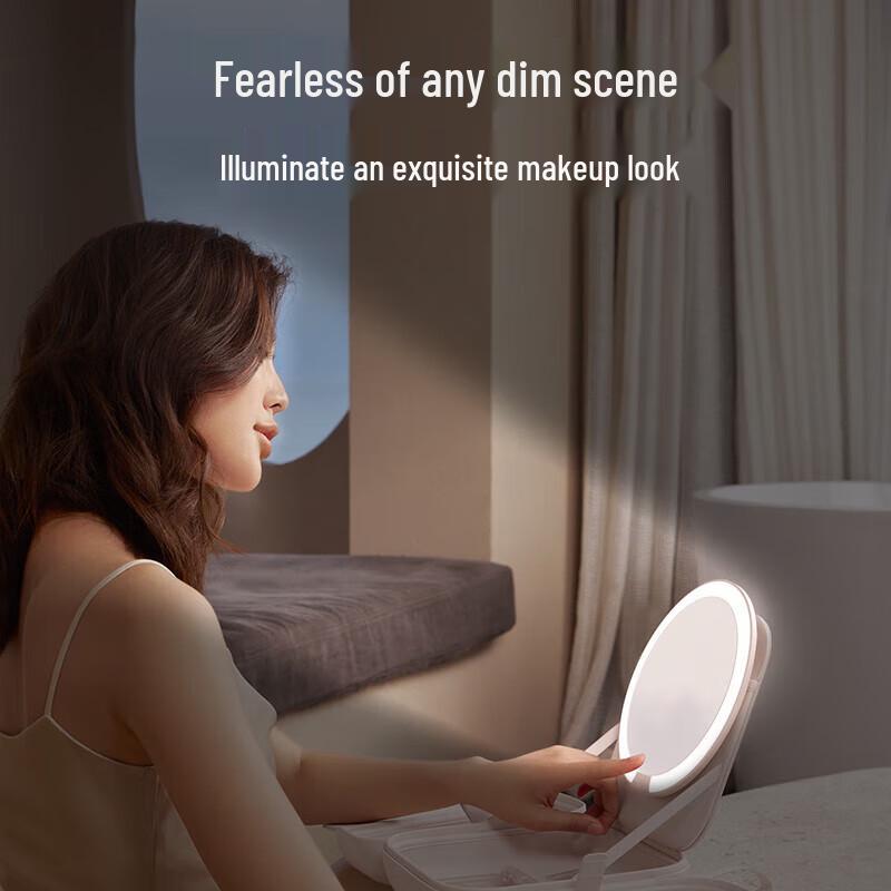 AMIRO Portable LED Makeup Mirror CN plug (adapter included)