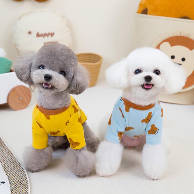 Домашняя собака осень/зима базовое пальто для медведя осень/зима маленькая собака домашняя одежда толстовка с капюшоном для собак осенняя базовая одежда для щенков