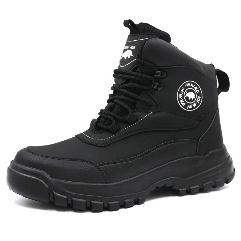 Водонепроницаемая защитная обувь Мужские ботинки Обувь со стальным подноском Защита от ударов и проколов Рабочие ботинки Защитная обувь Нескользящая промышленная обувь