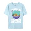 Powered By Ramen And Gaming Gamer Family Cotton Men's Top T-shirts Design Tops Tees Designer Tops Shirt Drop Shipping