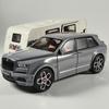 1/20 Scale Rolls Royce Cullinan Trailer RV Camping Van Diecast Model Alloy Metal Car Sound & Light Pull Back Home Display Ornament Boy