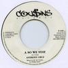 7inch Record ANTHONY CRUZ - A So We Stay COUD55 Cousin 2003 UK Reggae, Ska & Dub Used