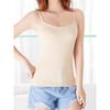 Летний топ-майка с круглым вырезом, универсальный базовый топ-майка, женское нижнее белье