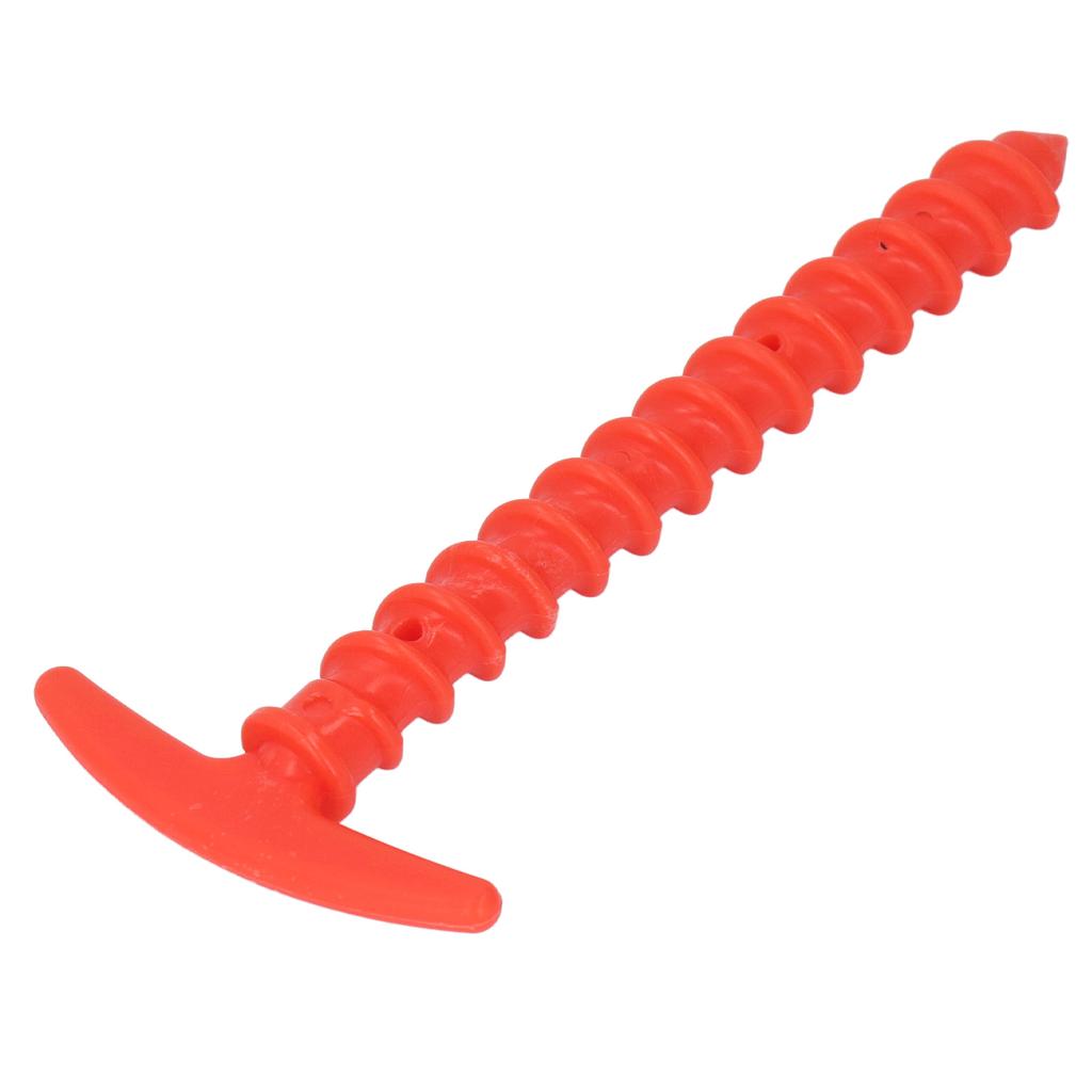 10 шт. Пластиковые колышки для палатки 5,7 дюйма Т-образной формы спиральные грунтовые колья анкеры колышки для брезентов навесов кемпинга пеших походов