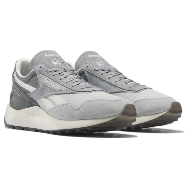Reebok Классические кожаные кроссовки унисекс Legacy AZ Pure Grey Chalk Холодно-серые GZ9725