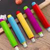 5Pcs/Set Colourful Chalk Protector Dustless Chalk Clip Durable Chalk Holder