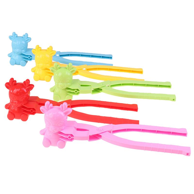 Симпатичные пятнистый олень в форме снежка, зажим для снежной глины, создатель шариков для занятий спортом на открытом воздухе, новые игрушки