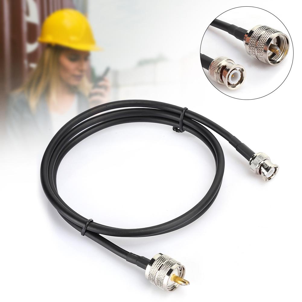 1M UHF Male PL259 to BNC Male Тестовый кабель Провод Коаксиальный Кабель Адаптер Аксессуар
