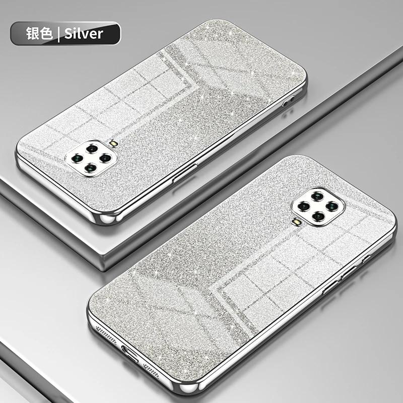 Glitter Plating Phone Case For Xiaomi Redmi Note 9 7 8 Pro Max 9S Mi CC9 Pro 9 9T 8 CC9E Soft TPU Back Cover