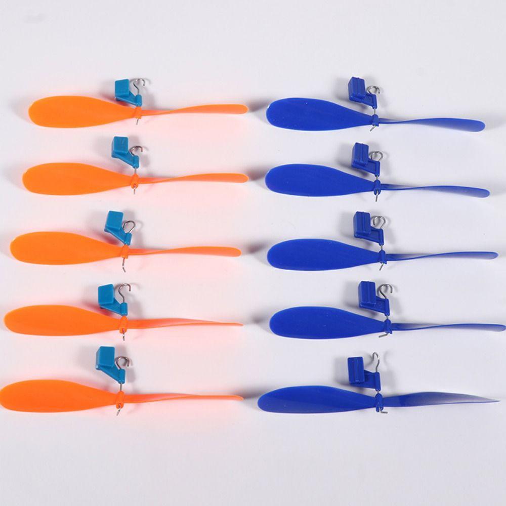 10pcs Essential Parts Aircraft Propellers 2 Colors Car Propeller For Student Airplane Projects