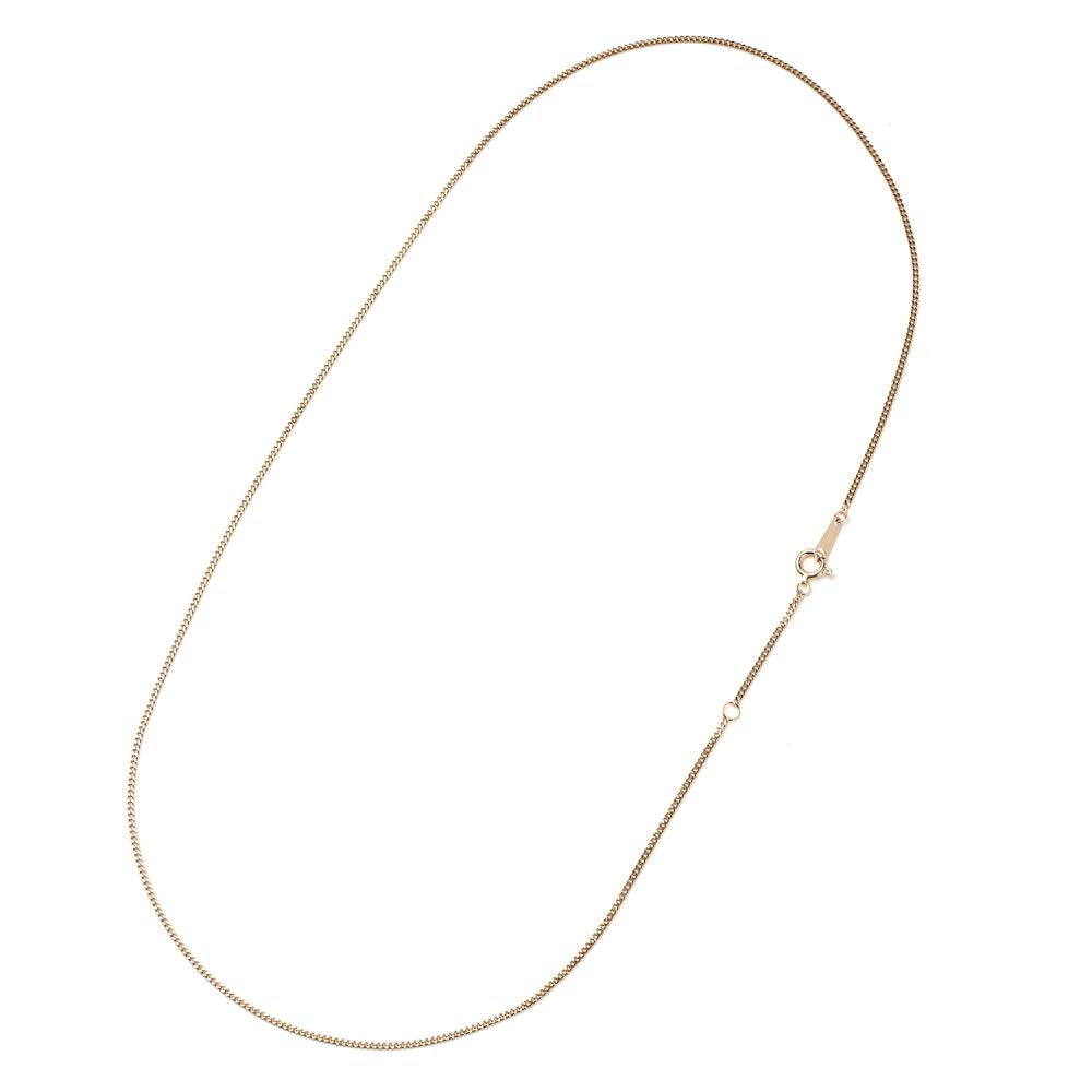 18k Gold Kihei with Mint Certification Mark 18k Kihe Necklace, Two-sided, 2.5g, 45cm, Stamp, Chain, Gold, Kihei,