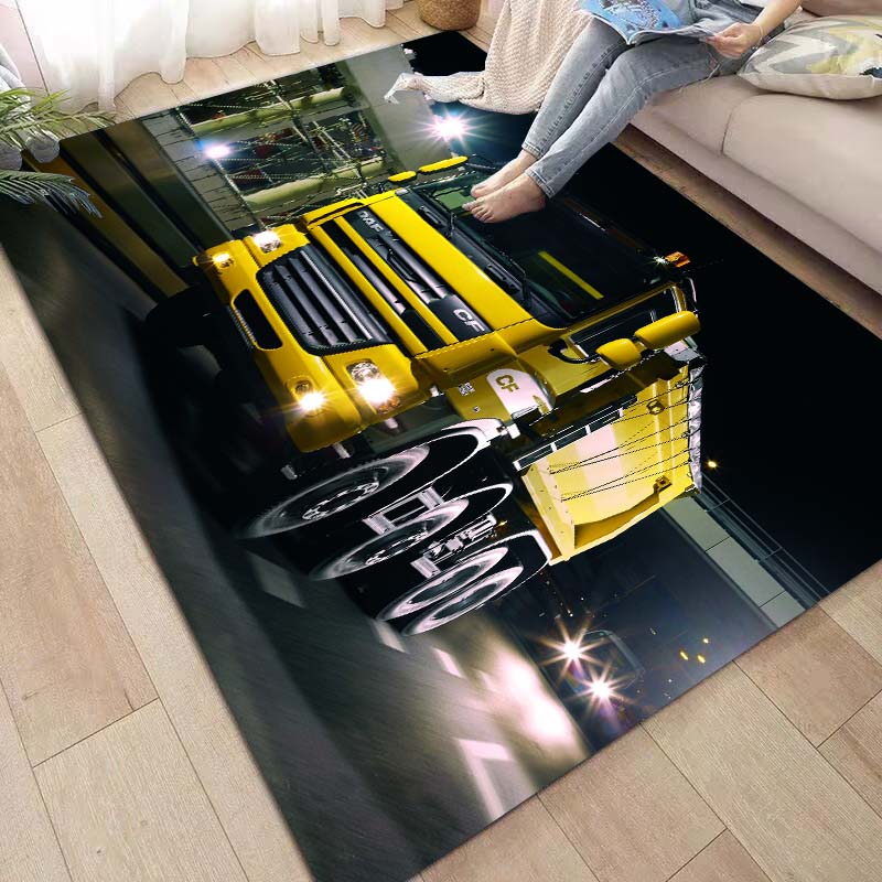 Ковер и коврик для грузовика Daf, логотип классического автомобиля, ковер, напольный коврик, декор для гостиной, спальни, мягкий ковер, коврик для детской комнаты, моющиеся ковры
