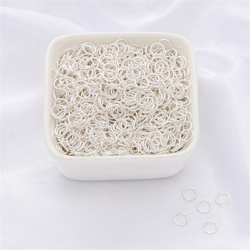 Copper Clad Color-Retaining Open Ring Connector for Handmade Jewelry: 14K/18K Necklace & Bracelet DIY Accessories