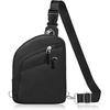 TOPEAST Anti Theft Crossbody Bags for Women Men, Small Sling Crossbody Bag Travel Purse Shoulder Wallet with RFID Blocking