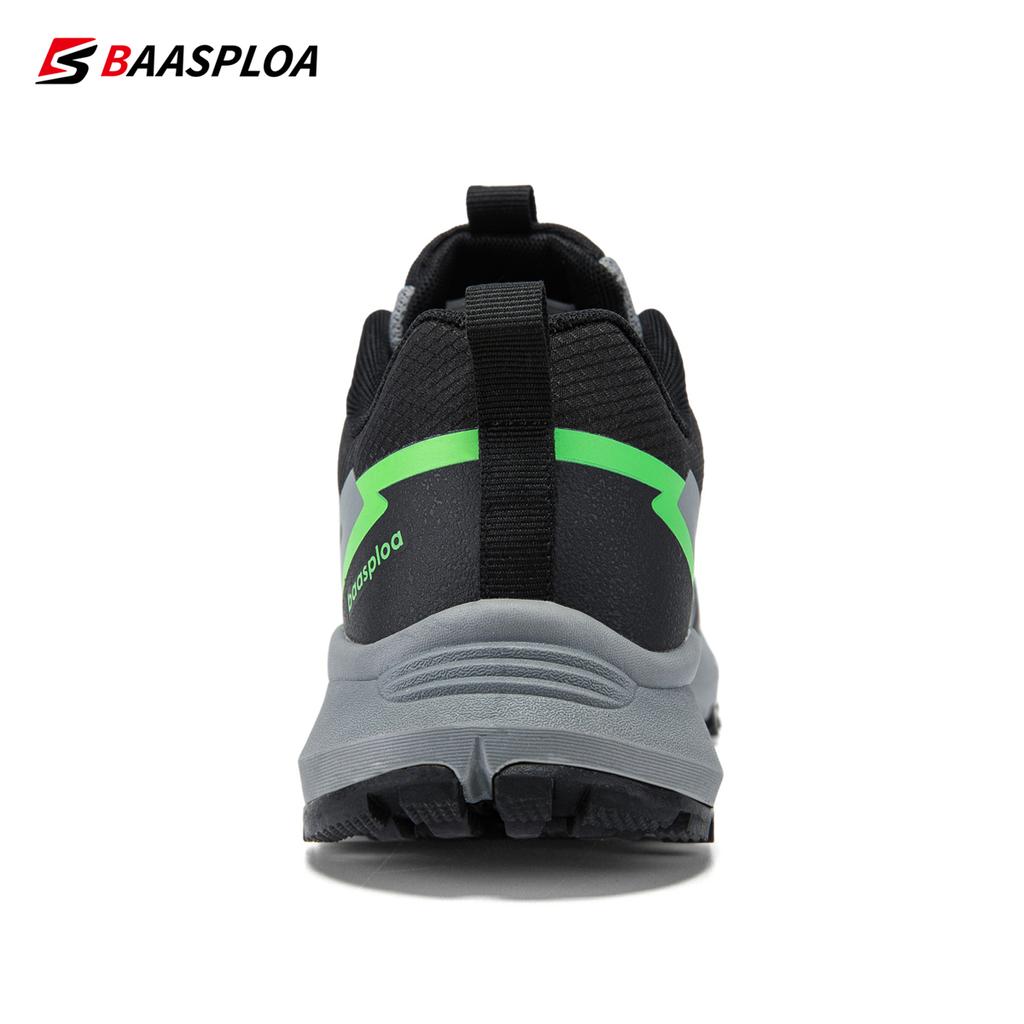 BAASPLOA Мужские походные туфли Модные легкие уличные кроссовки Дышащие для мужчин Противоскользящие износостойкие Новая мужская обувь