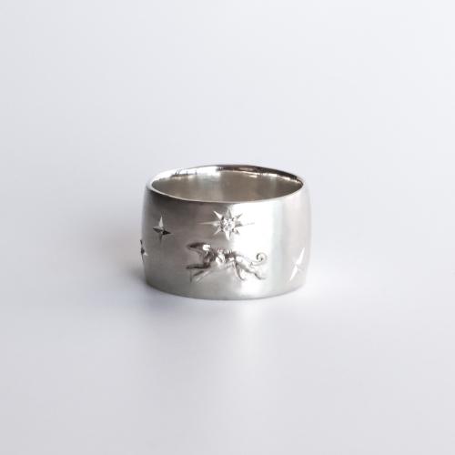 Idusum Star Chaser Ring (Star Shard Bold Silver Ring) (Stellar)