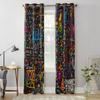 Mathematics Physics Formula Modern Window Curtains for Living Room Luxury Bedroom Blinds Drapes Door Curtains
