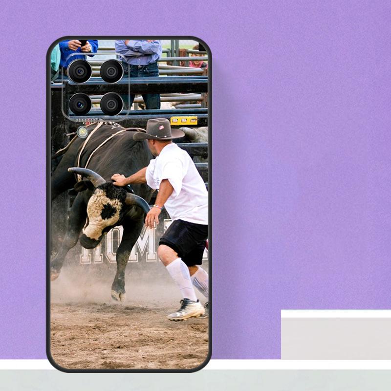 Чехол с быком и матадором для Samsung Galaxy M21 M31 M15 M55 M56 M36 M16 M06 M13 M33 M53 M12 M32 M52 M14 M34 M54