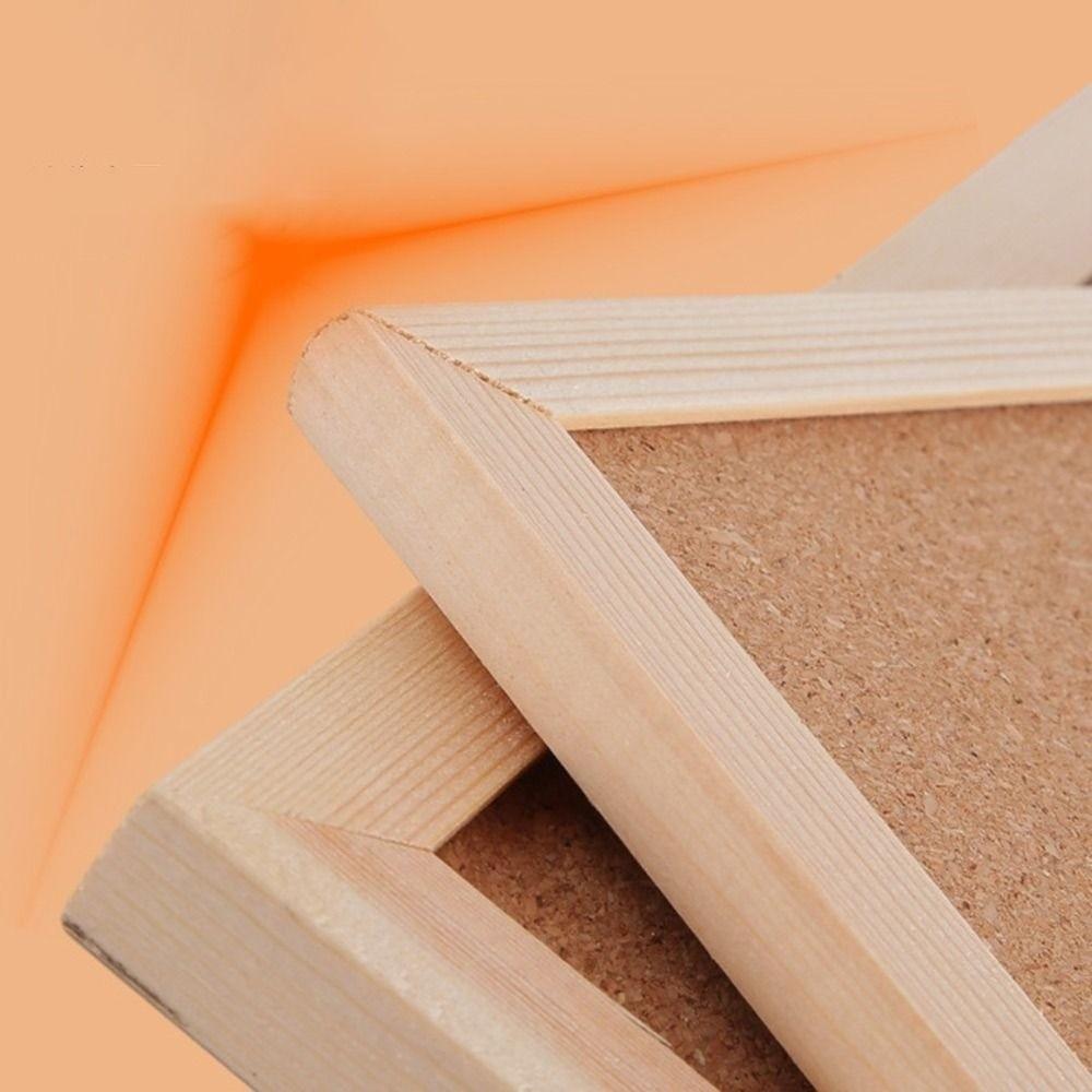 DIY Cork Board Wood Photo Background Pictures Wall Plate Letter Message Boards