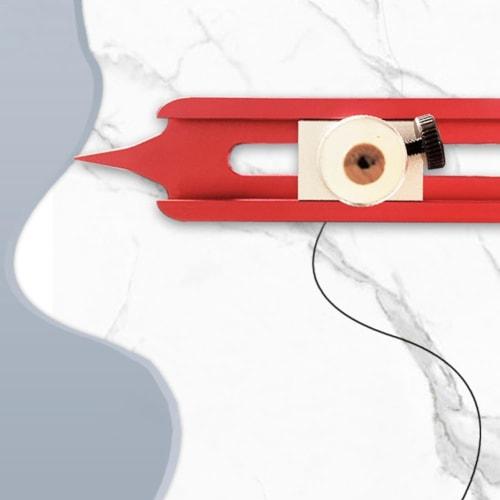 Buerjia Profile Scribing Ruler for Skirting Board Contour Gauge Measuring Shape Gauge Joinery Woodworking Tool, Durable