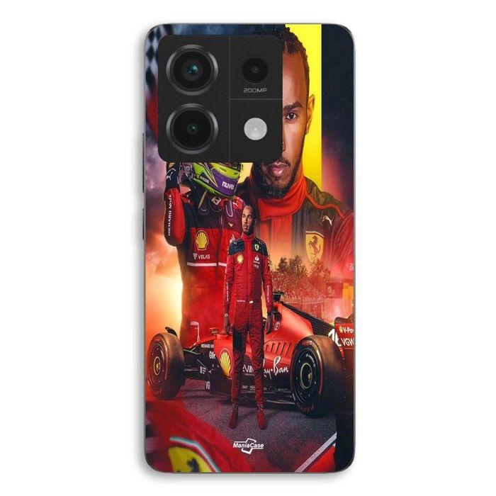 Case For Xiaomi Redmi Note 13 Pro 5g Lewis Hamilton Scuderia Ferrari F1 Official Maniacase