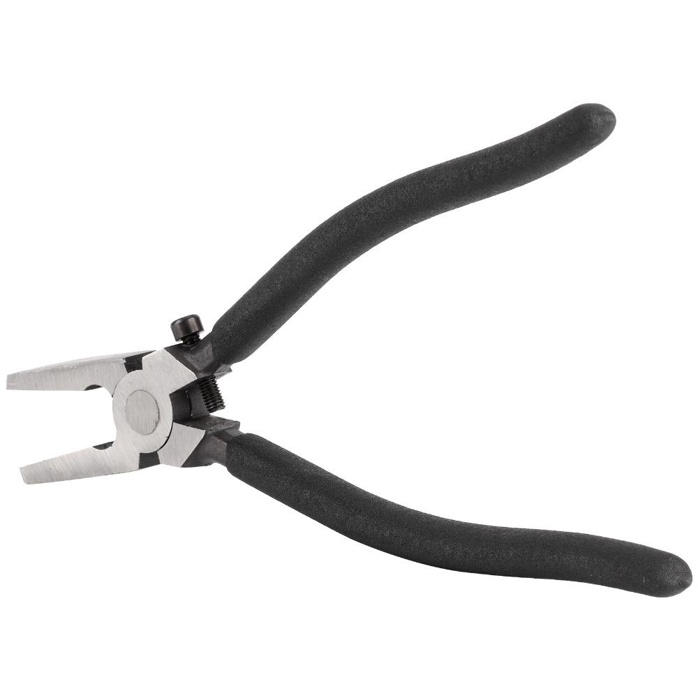 8 Inches Glass Pliers Rubber Tips Flat Nose Pliers  Stained Glass and Mosaics Work