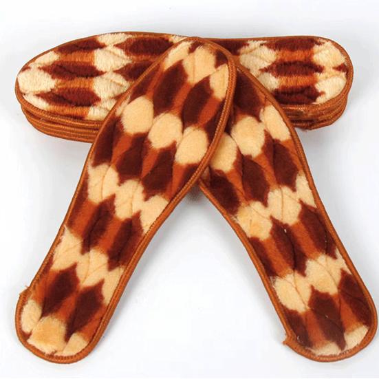 5 Pairs Winter Shoe Insoles Fleece Lined Warm Thick Insoles for Men Women Moisture Wicking Cozy