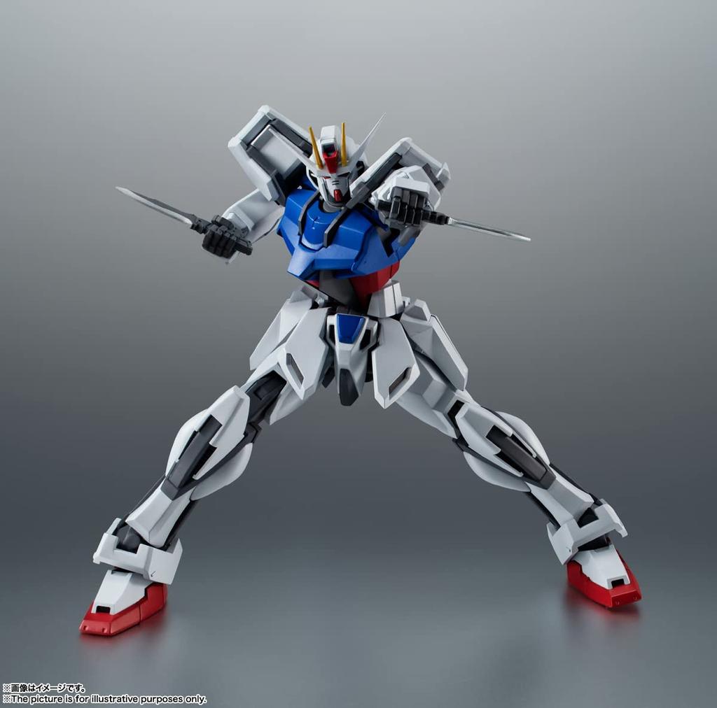 TAMASHII NATIONS ROBOT Spirits Mobile Suit Gundam SEED Strike Gundam 125 мм окрашенная подвижная фигурка GAT-X105 ver. АНИМЕ. (Версия для перепродажи) Прибл.
