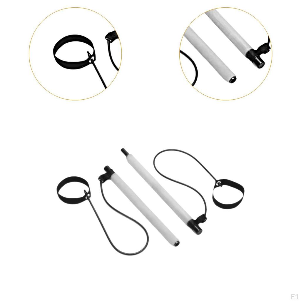 Секция пилатес-бара с эспандерами для домашнего фитнеса